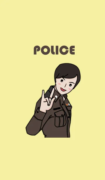 [LINE着せ替え] Police Womanの画像1