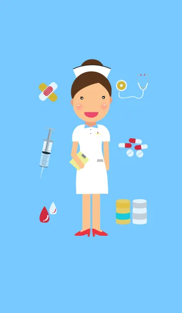 [LINE着せ替え] nurse themeの画像1