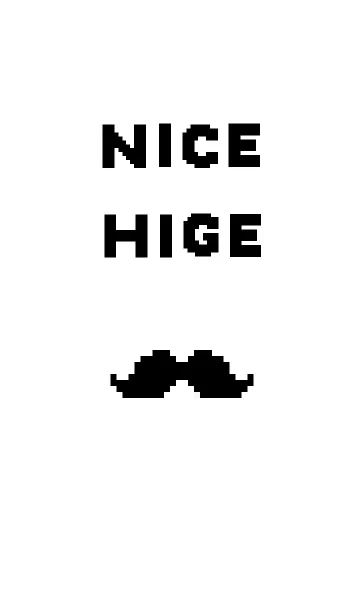 [LINE着せ替え] NICE HIGEの画像1