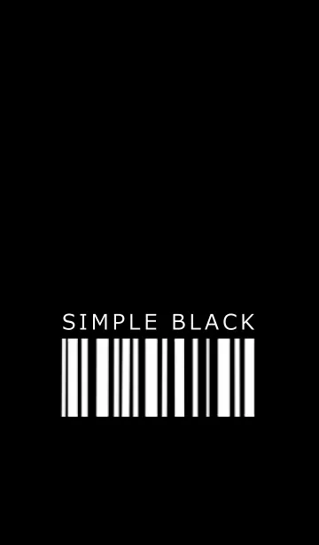 [LINE着せ替え] シンプル★ブラックの画像1