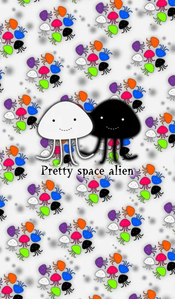 [LINE着せ替え] Pretty space alienの画像1