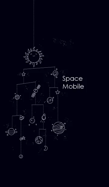 [LINE着せ替え] Space Mobileの画像1