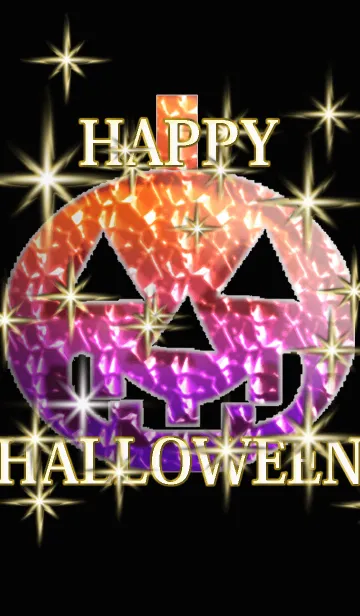 [LINE着せ替え] キラキラ★ハロウィンの画像1