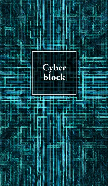 [LINE着せ替え] Cyber blockの画像1