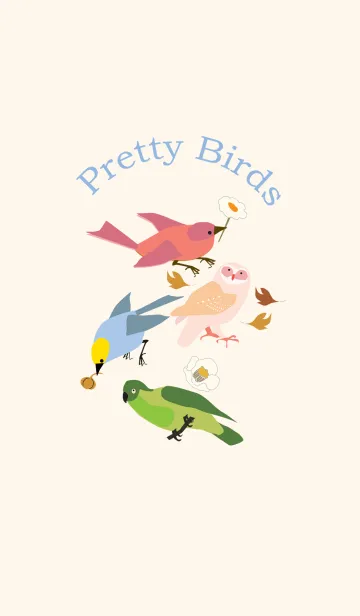 [LINE着せ替え] きれいな鳥の画像1