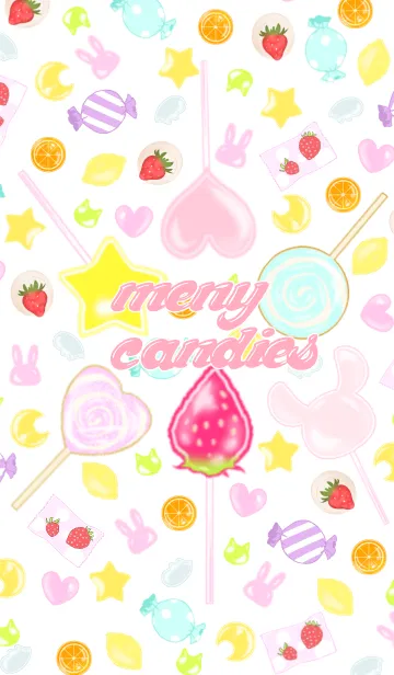 [LINE着せ替え] Many candiesの画像1