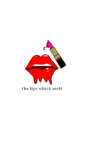 [LINE着せ替え] The lips which meltの画像1