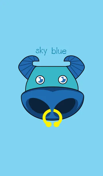 [LINE着せ替え] sky-blueの画像1