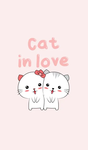 [LINE着せ替え] Cat in lover ^^の画像1