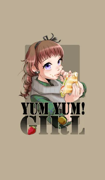 [LINE着せ替え] YUM YUM！GIRLの画像1