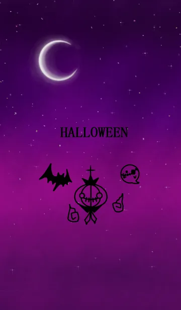 Happy Halloween Night★紫色の着せ替えメイン画像