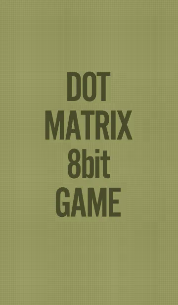 [LINE着せ替え] DOT MATRIX 8bit GAMEの画像1