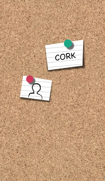 [LINE着せ替え] コルクボード ver.2の画像1