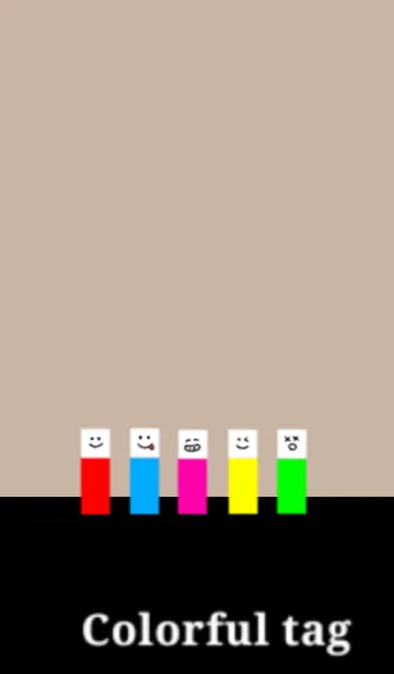 [LINE着せ替え] Colorful tagの画像1