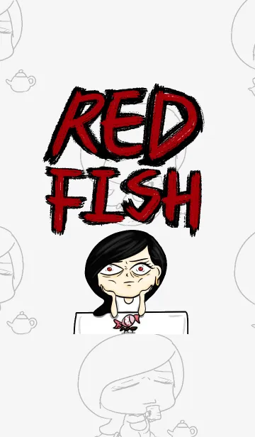 [LINE着せ替え] bad girl Red Fishの画像1