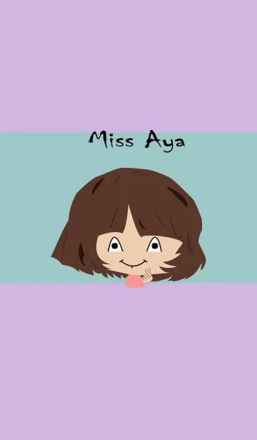 [LINE着せ替え] Miss Ayaの画像1
