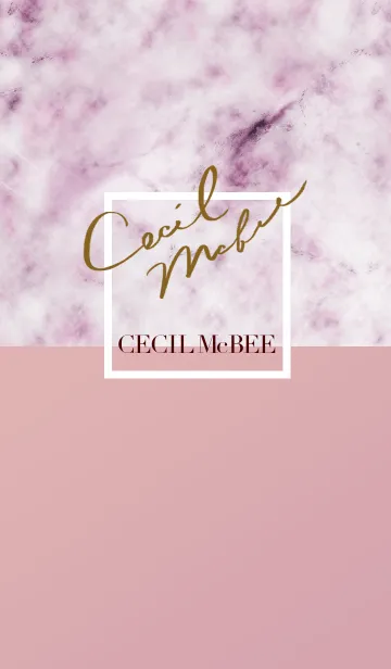 CECIL PNK＆BEGのLINE着せ替え