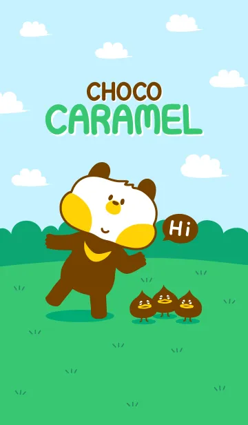 [LINE着せ替え] Choco Caramelの画像1
