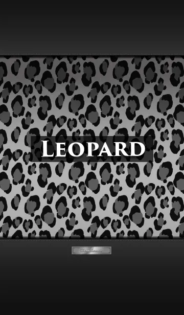 [LINE着せ替え] Leopard -black-の画像1