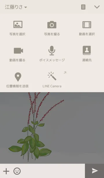 [LINE着せ替え] Persicaria filiformis ~水引草~の画像4