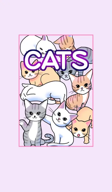 かわいいネコVol.1の着せ替えメイン画像