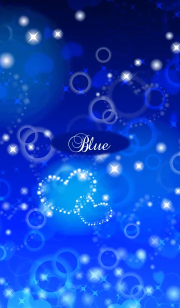 [LINE着せ替え] Blue #01の画像1