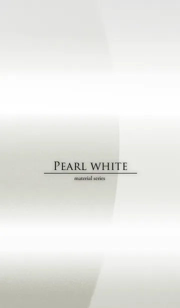[LINE着せ替え] Pearl White -material series-の画像1