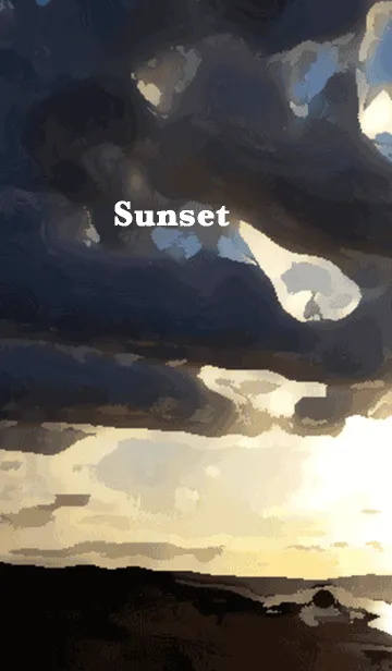 [LINE着せ替え] Sunset！の画像1