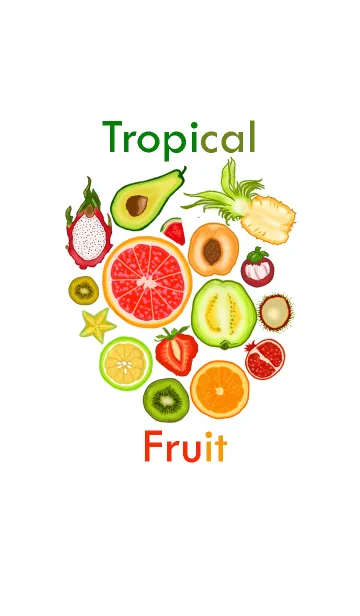 [LINE着せ替え] Tropical Fruitの画像1