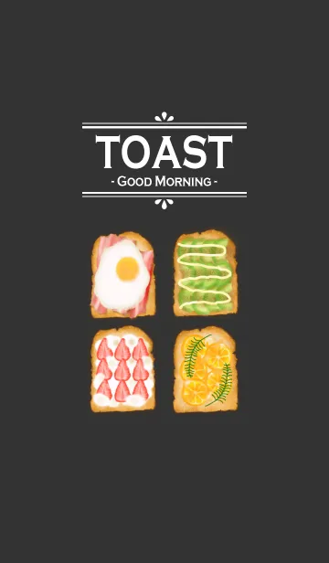 [LINE着せ替え] TOAST-Good Morning-の画像1