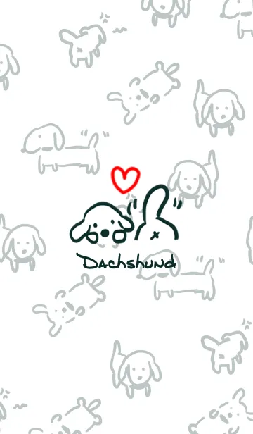 ゆるゆるダックスの着せ替えメイン画像