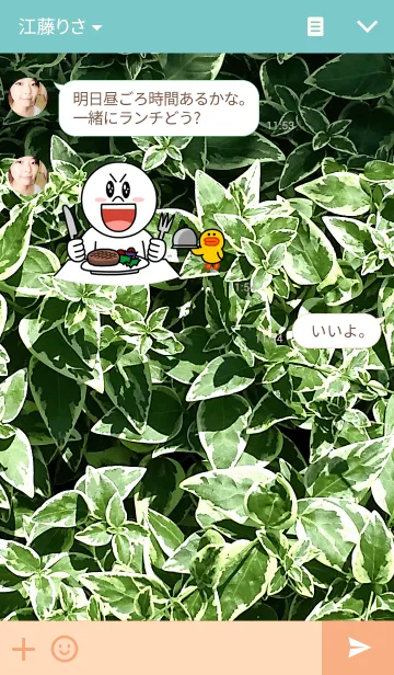 [LINE着せ替え] GREEN-緑10の画像3