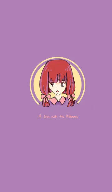 A Girl with the RibbonsのLINE着せ替え