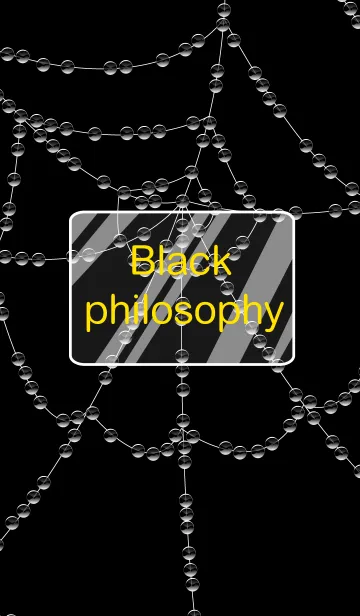 [LINE着せ替え] Black philosophyの画像1