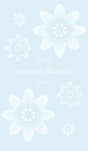 [LINE着せ替え] Healing Flower 2の画像1