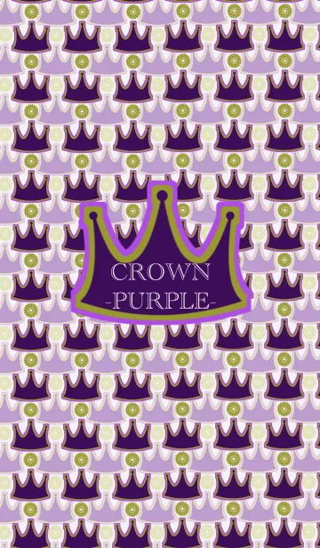[LINE着せ替え] CROWN -PURPLE-の画像1