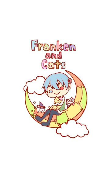 [LINE着せ替え] フランケンくんとねこちゃんたちの画像1
