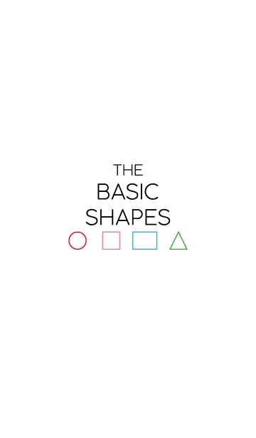 [LINE着せ替え] Basic Shapes - Basic Themeの画像1