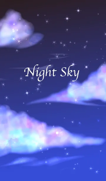 [LINE着せ替え] Night Shining Cloudsの画像1