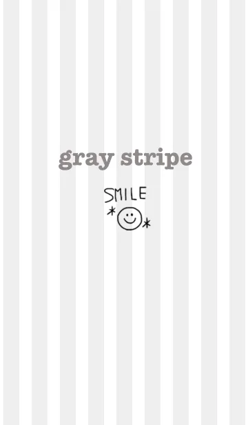 [LINE着せ替え] simple stripe grayの画像1