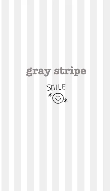 simple stripe grayのLINE着せ替え