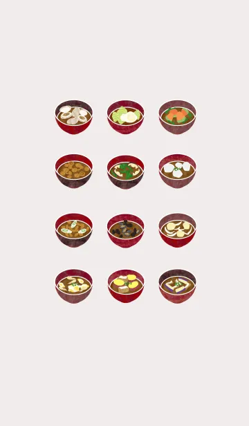 [LINE着せ替え] miso soup お味噌汁のテーマの画像1