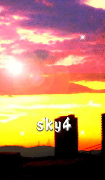 [LINE着せ替え] sky 4(夕暮れ)の画像1