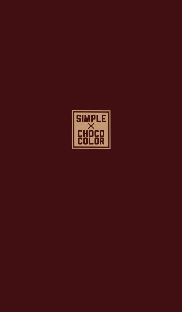 [LINE着せ替え] SIMPLE * CHOCO colorの画像1