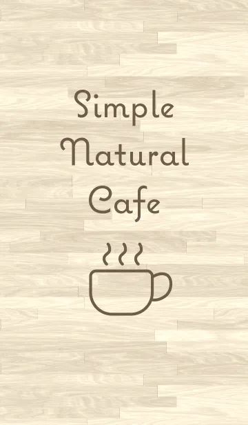 [LINE着せ替え] Simple Natural Cafeの画像1