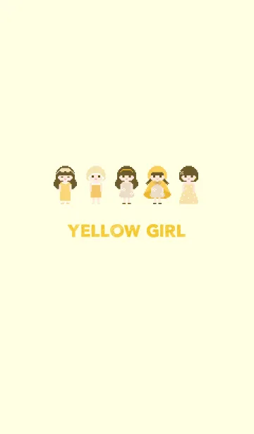 [LINE着せ替え] YELLOW GIRLの画像1