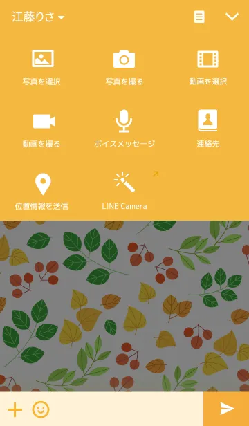 [LINE着せ替え] Autumn#03の画像4