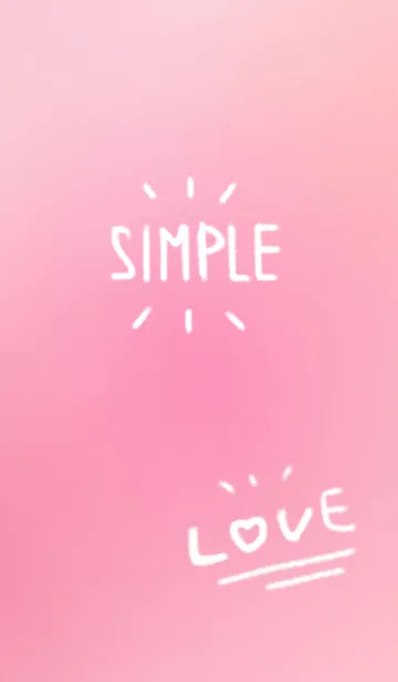 [LINE着せ替え] simple love themeの画像1