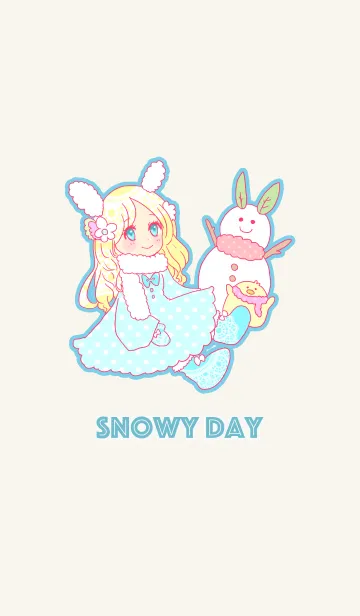 -雪の日-のLINE着せ替え