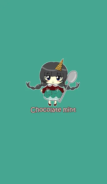 [LINE着せ替え] Chocolate mint party！！の画像1